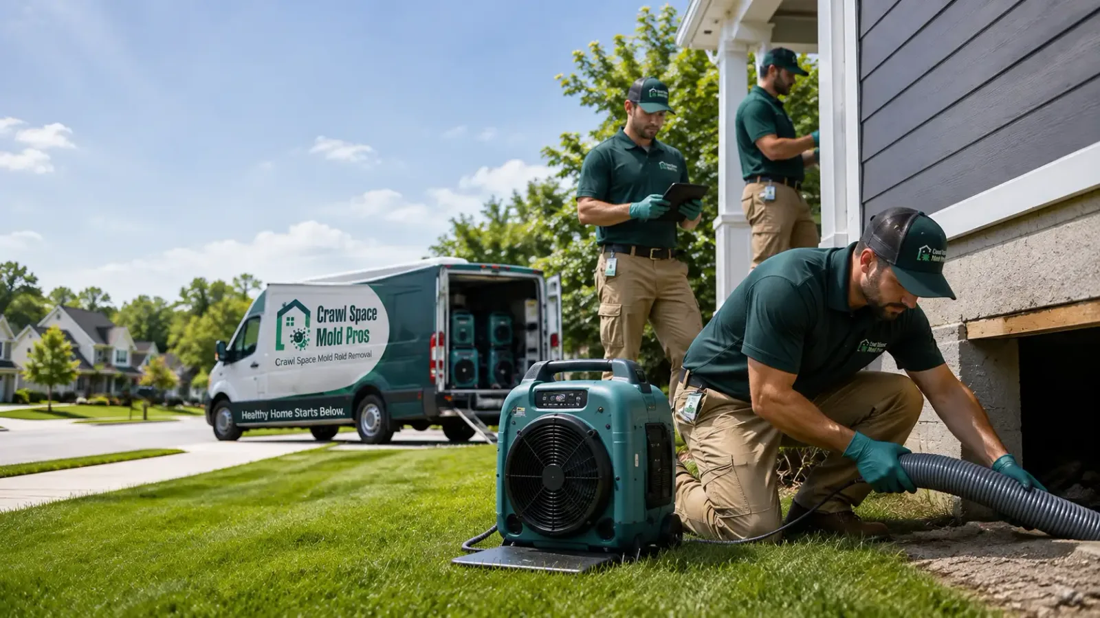 Crawl Space Mold Removal in Prole, IA
